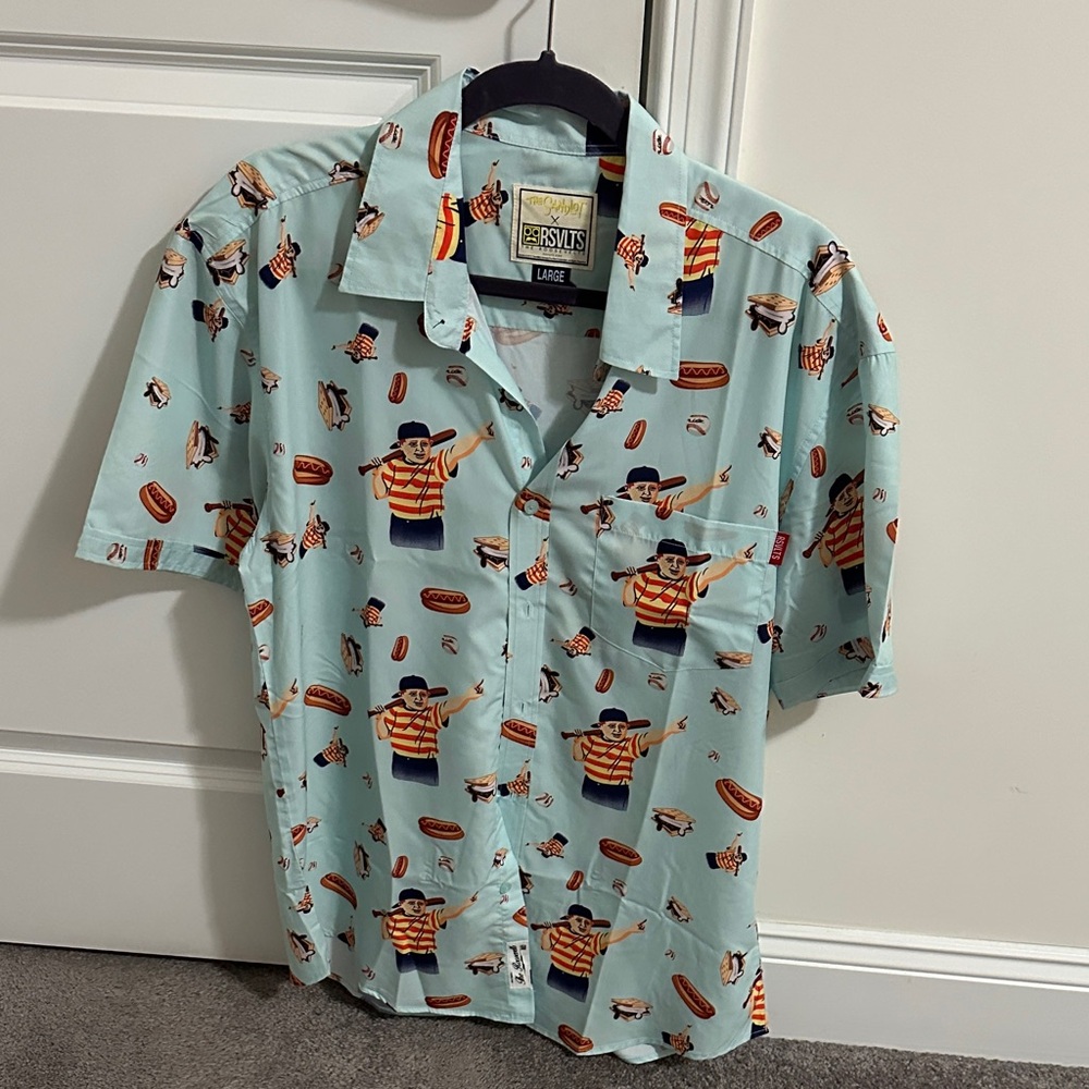RSVLTS THE SANDLOT "THE GREAT HAMBINO"
KUNUFLEX Short Sleeve Shirt - Size Large